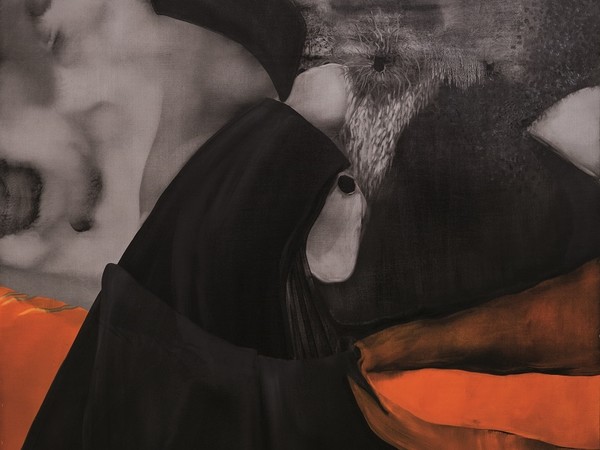 Sonia Ros, Passaggio, olio su tela, cm 198x205, 2017