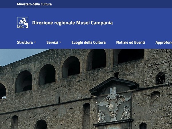 Header sito Direzione regionale Musei Campania