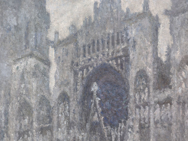 Claude Monet, La cattedrale di Rouen. Il portale con tempo grigio (Armonia grigia) (1892 circa). Olio su tela; 100,2x65,4 cm. Parigi, Musée d’Orsay
