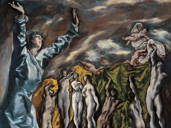 El Greco, Apertura del quinto sigillo (La visione di San Giovanni), 1608-1614, Olio su tela, 224.8 cm × 199.4 cm, Metropolitan Museum of Art, New York City