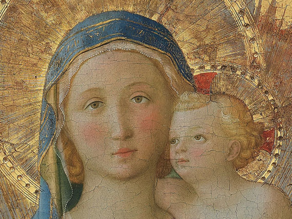 La Madonna di Pontassieve di Beato Angelico (part.)