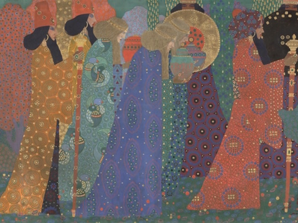 Vittorio Zecchin, Le mille e una notte, 1914 ca. Parigi, Musée d’Orsay, achat par l'Etablissement public administratif du musée d'Orsay avec la participation d'une donation anonyme canadienne en 2012