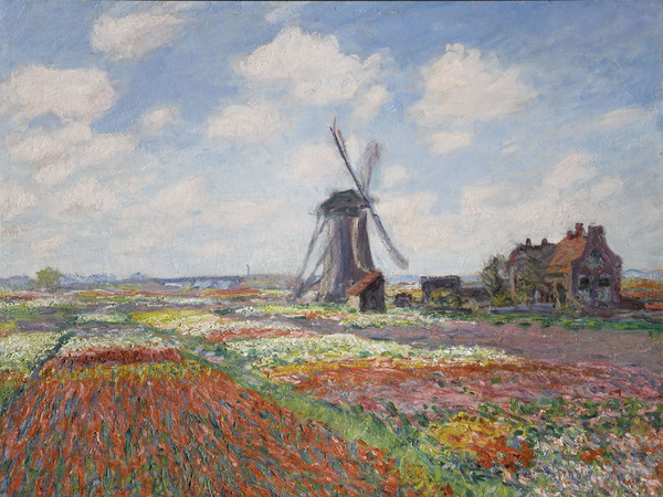 Claude Monet, Campo di tulipani in Olanda (1886). Olio su tela; 65,5x81,5 cm. Parigi, Musée d’Orsay