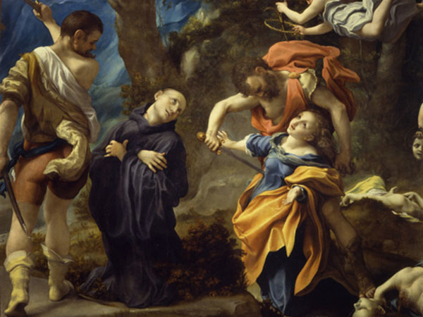 <span>Antonio Allegri detto il Correggio, Martirio dei santi Placido, Flavia, Eutichio e Vittorino, 1524 circa. Olio su tela. Parma, Abbazia di San Giovanni Evangelista</span>