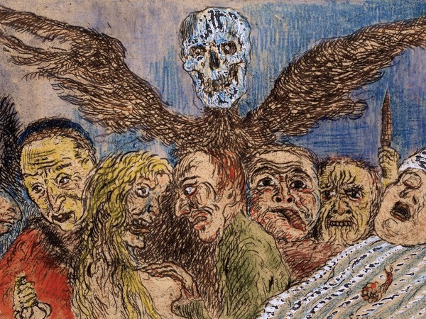 James Ensor, I peccati capitali dominati dalla morte, 1904, Gent, Museum voor Schone Kunsten Gent