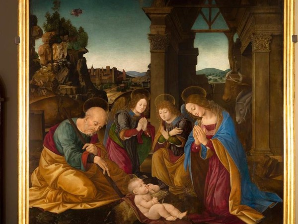 Lorenzo di Credi, Adorazione del Bambino, 1500 ca. Galleria dell'Accademia di Firenze