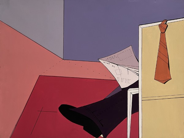 Vittorio Bellini, Senza titolo, 1972 ca., acrilico su tela, cm. 60x80