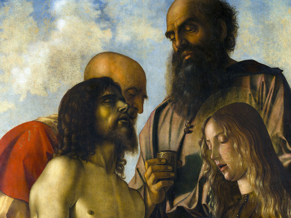 Giovanni Bellini, <em>Compianto sul Cristo morto</em>, 1473-1476, Olio su tavola, 107 × 84 cm, Musei Vaticani