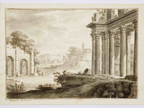 Alessandro Dalla Nave, Paesaggio con rovine