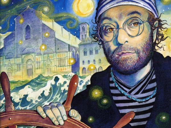 Lucio Dalla, 12000 lune. Copertina di Milo Manara