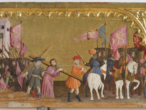 Mariano d'Antonio, Particolare Andata al Calvario, Crocefissione, Deposizione. Perugia, Galleria Nazionale dell'Umbria