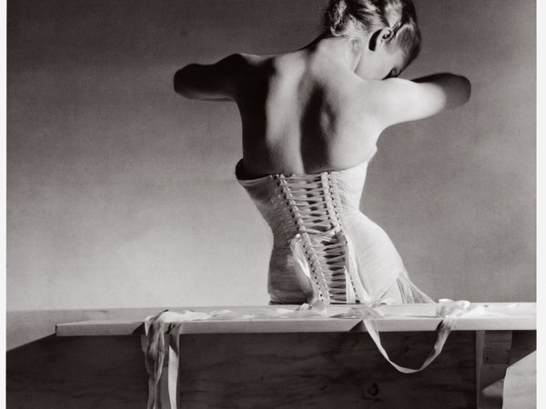Horst P. Horst, Madame Bernon, corset by Detolle for Mainbocher, Paris, 1939. Courtesy Paci contemporary gallery  