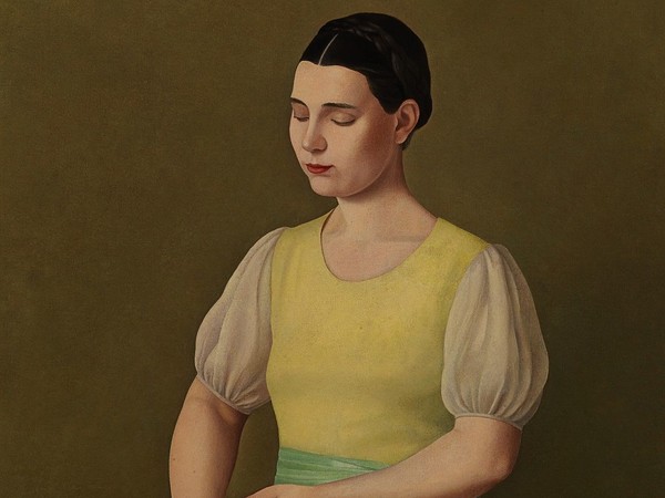 Antonio Donghi, Margherita, 1936, Olio su tela, 56 x 78 cm, Museo del Novecento, Milano