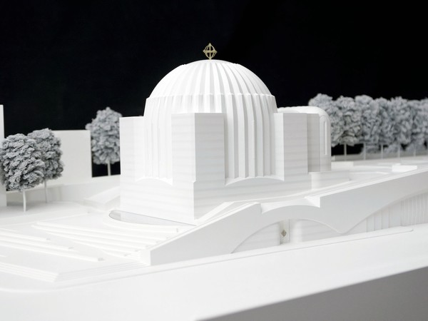 Model of St. Nicholas Greek Orthodox Church, 2013. New Model in progress (scala 1:20). Legno, plexiglas, polystyrene, metal. © Studio Calatrava 