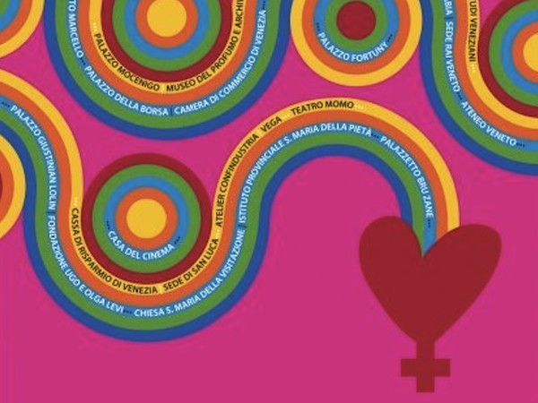 Il manifesto disegnato da Agatha Ruiz de la Prada per la terza edizione di "DoVe Donne a Venezia"