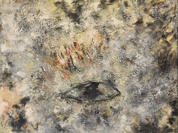 Miresi, <em>L'occhio</em>, 1992, Olio su tela, 100 × 80 cm