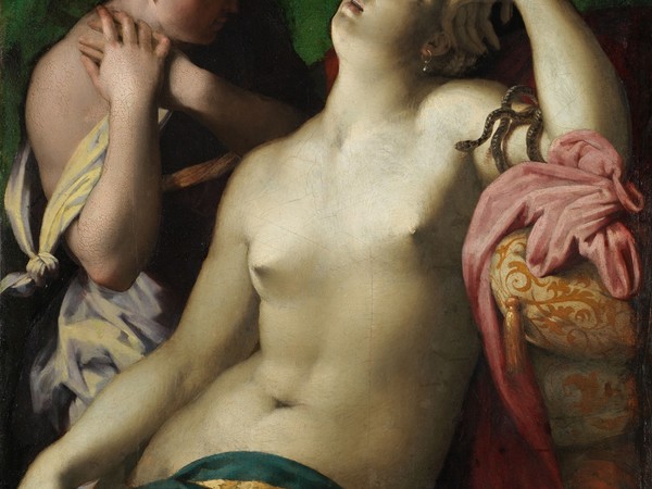 Rosso Fiorentino (Giovan Battista di Jacopo; Firenze 1494-Fontainebleau 1540), Morte di Cleopatra, 1525-1527; olio su tavola; cm 88 x 75. Braunschweig, Herzog Anton Ulrich-Museum, Kunstmuseum des Landes Niedersachsen, inv. GG 479