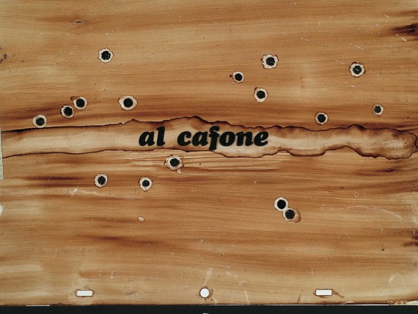 Pino Pascali, 1963, Al Cafone, tecnica mista su acetato, cm 22x28