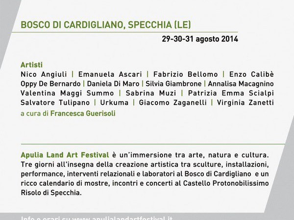 Apulia Land Art Festival 2014