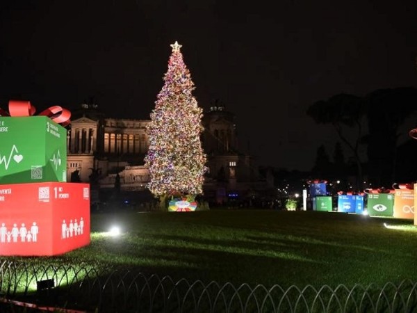 Natale 2021, Piazza Venezia, Roma