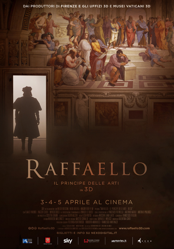  Locandina del film Raffaello - Il Principe delle Arti in 3D 