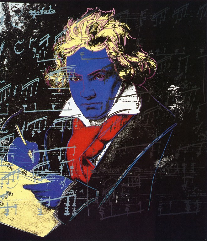 Poster 13 x 13 cm Ludwig Van Beethoven di Marie-Armelle Borel Nuovo Poster Artistico Stampa Artistica Professionale