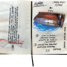 Fabrizio Plessi, Disegni Llaut Light, 2010.