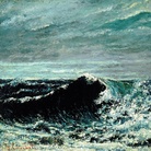 Gustave Courbet, L’onda, 1871 circa, Olio su tela, 46 x 55 cm, Edimburgo, Scottish National Gallery