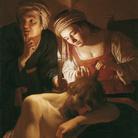 Gerrit van Honthorst - (Gherardo delle Notti) (Utrecht 1592 - 1656), Sansone e Dalila, 1619-1620. Olio su tela. Cleveland, The Cleveland Museum of Art, Mr. and Mrs. William H. Marlatt Fund