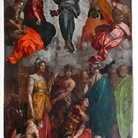 Rosso Fiorentino, Cristo risorto in gloria con le Marie e sant’Anna, 1528, Città di Castello, Museo  del Duomo