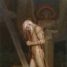 Sascha Schneider (San Pietroburgo, 1870 - Swinemünde, 1927), Giuda Iscariota, 1923, Olio su tela, 131 x 84 cm, Dresda, Albertinum I Galerie Neue Meister, Staatliche Kunstsammlungen