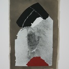Giuseppe Santomaso, Serigrafia e collage, cm. 45x73