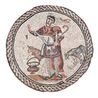 Mosaico del “Buon pastore dall’abito singolare”, domus di Tito Macro dei fondi Cossar