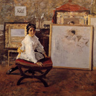 William Merritt Chase, Did You Speak to Me?, 1897 c. | © Butler Institute of American Art