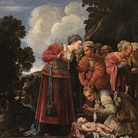 Carlo Saraceni, Il ritrovamento di Mosè. Olio su tela, cm 98,8x128. Firenze, Fondazione di Studi di Storia dell’Arte “Roberto Longhi”