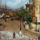 Vittorio Corcos, Strada di Parigi, 1882