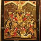 Russia centrale, secondo quarto del XVIII secolo, tempera su tavola, cm 35,6 × 30 Firenze, Galleria degli Uffizi, Inv. 1890 n. 9359