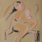 Leonardo Castellani, Nudo femminile, 1920, Pastello su carta, 22 x 32.5 cm, Collezione Devanna, Bitonto