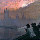 Giuseppe De Nittis, Westminster, 1878, Olio su tela, cm. 110x192, Collezione privata