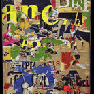 Mimmo Rotella, Con un sorriso, 1962, décollage su tela, cm 154x132, Tate