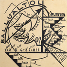 Giacomo Balla, Trelsì trelno, 1914, Inchiostro su carta, 27 x 20 cm, Collezione Marinetti | © Matteo Zarbo
