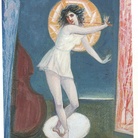 Achille Funi Ferrara, Dieci anni di televisione in Italia, 1964. Olio su tela, cm 50x60h. RAI, Roma