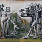 Pablo Picasso, Massacre en Corée, 18 gennaio 1951 Olio su compensato, cm 110 x 210  