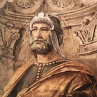 Donato Bramante, Uomo d'arme, affresco, 1480-1490 circa.