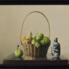 Zhang Wei Guang (Mirror), Cesto di mele, 2004, olio su tela, cm 58x68x3,4