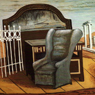 Giorgio de Chirico, Mobili in una valle (1927).