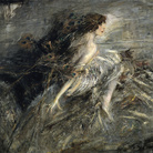 Giovanni Boldini, La marchesa Casati con piume di pavone, 1911-1913,Olio su tela, 176 x 130 cm, Roma, Galleria Nazionale d'Arte Moderna e Contemporanea