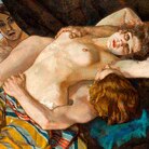 Anselmo Bucci, Gli amanti sorpresi, 1920-1921, Casa Museo Quadreria Cesarini, Fossombrone | Courtesy Mart, Rovereto