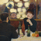 Federico Zandomeneghi, Al Caffè Nouvelle Athènes, 1885, Olio su tela, 90 × 70 cm, Collezione privata
