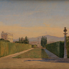 Constantin Hansen, La grande-allée di Villa Albani, 1841, Olio su tela, Statens Museum for Kunst - National Gallery of Denmark (Copenhagen), Inv. KMS 3843 - SMK | Foto: Jakob Skou-Hansen